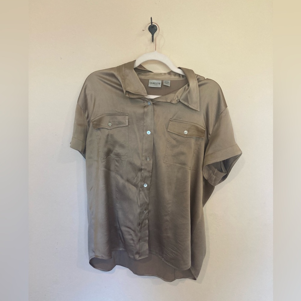 Chicos 100% Silk Blouse - Size 3